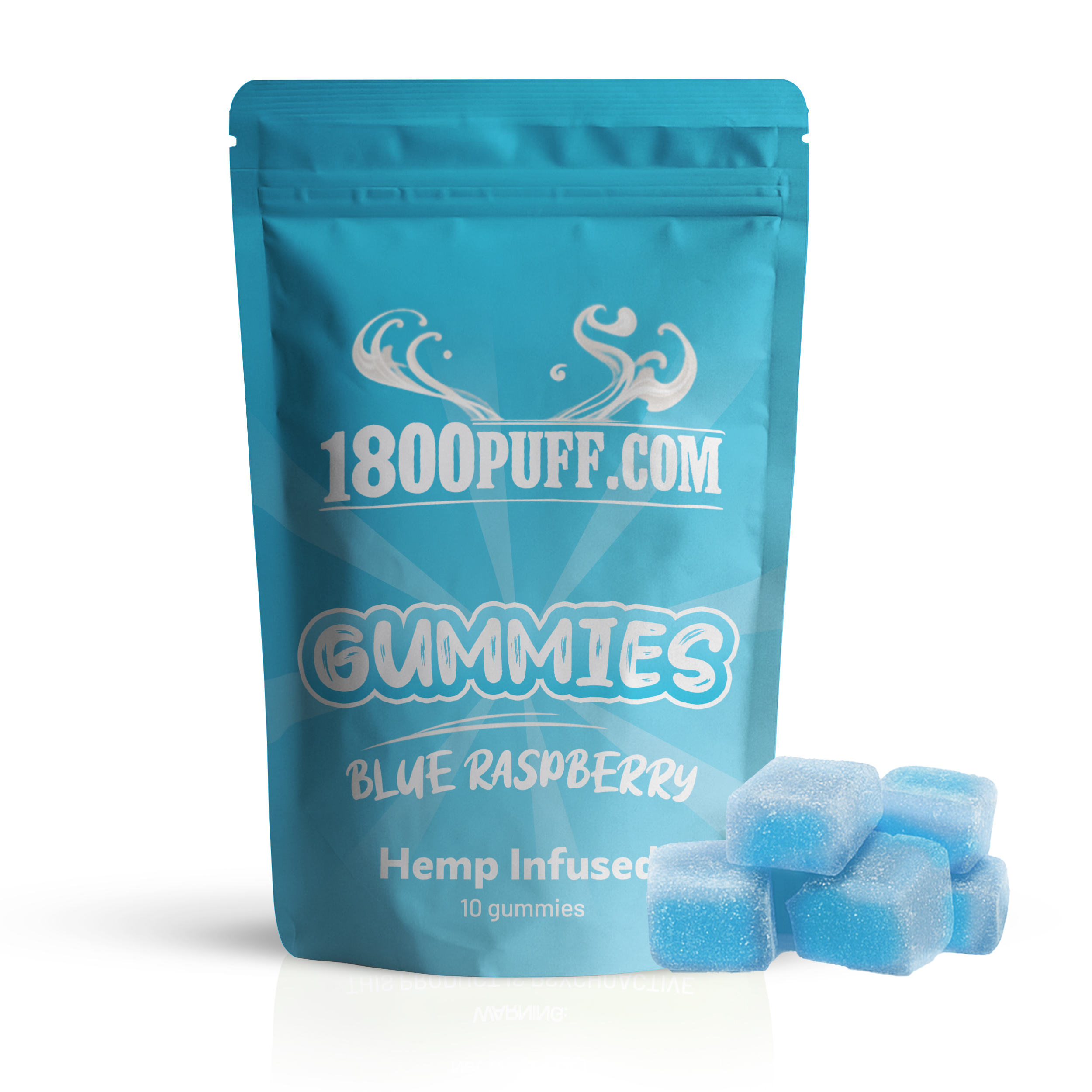 Hemp Infused Gummies – Raspberry Flavor