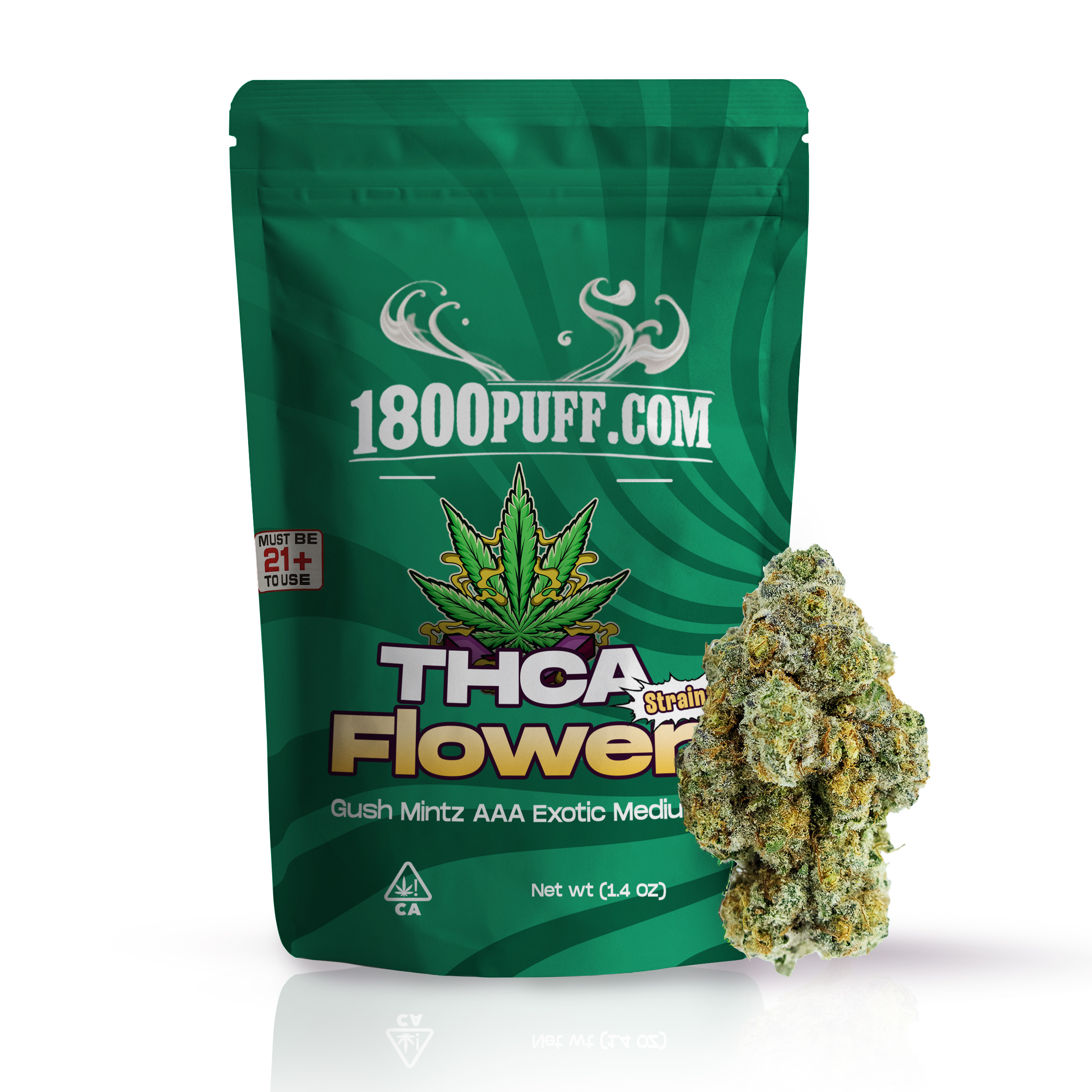 THCA Flower – Gush Mintz AAA Exotic Medium