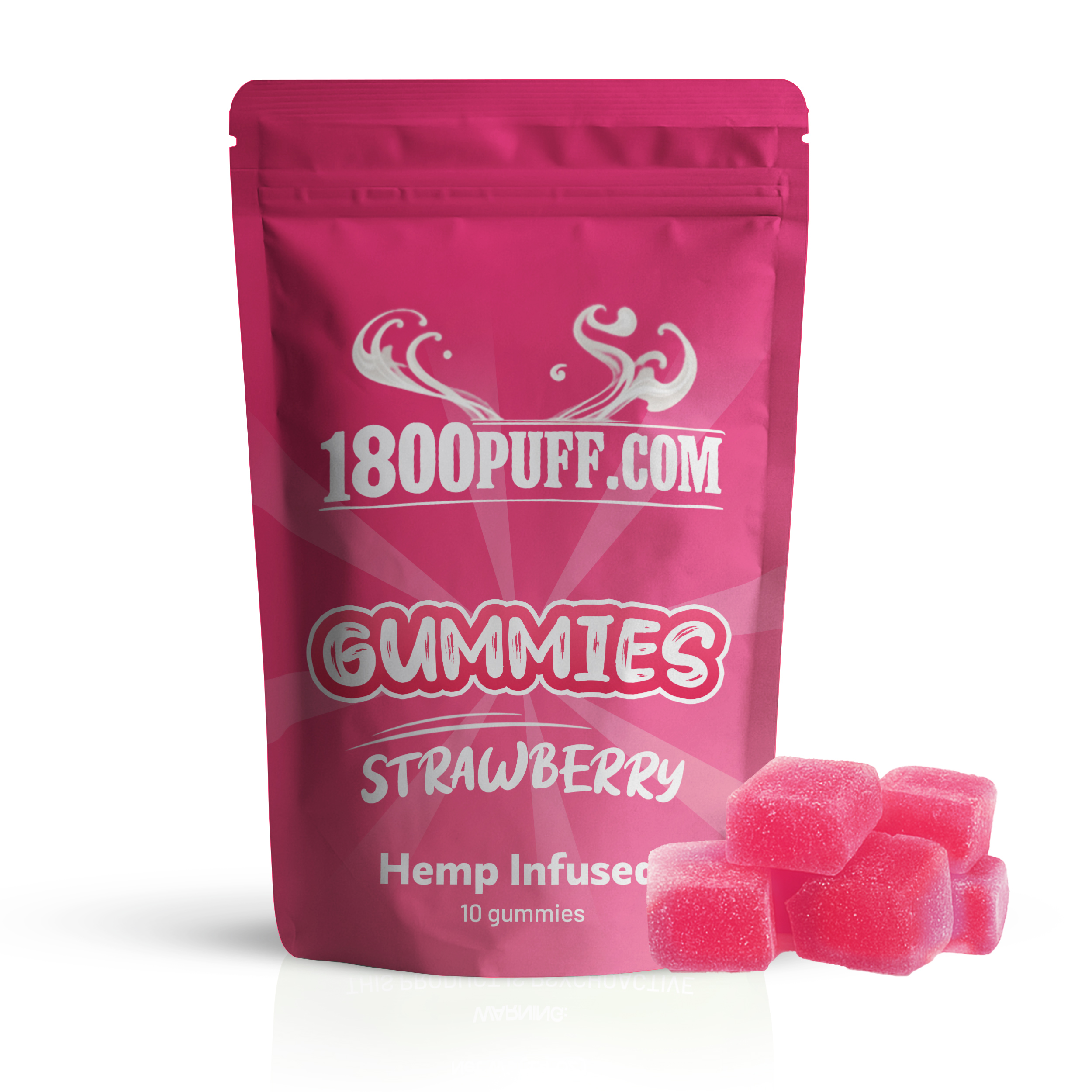 Hemp Infused Gummies – Strawberry Flavor