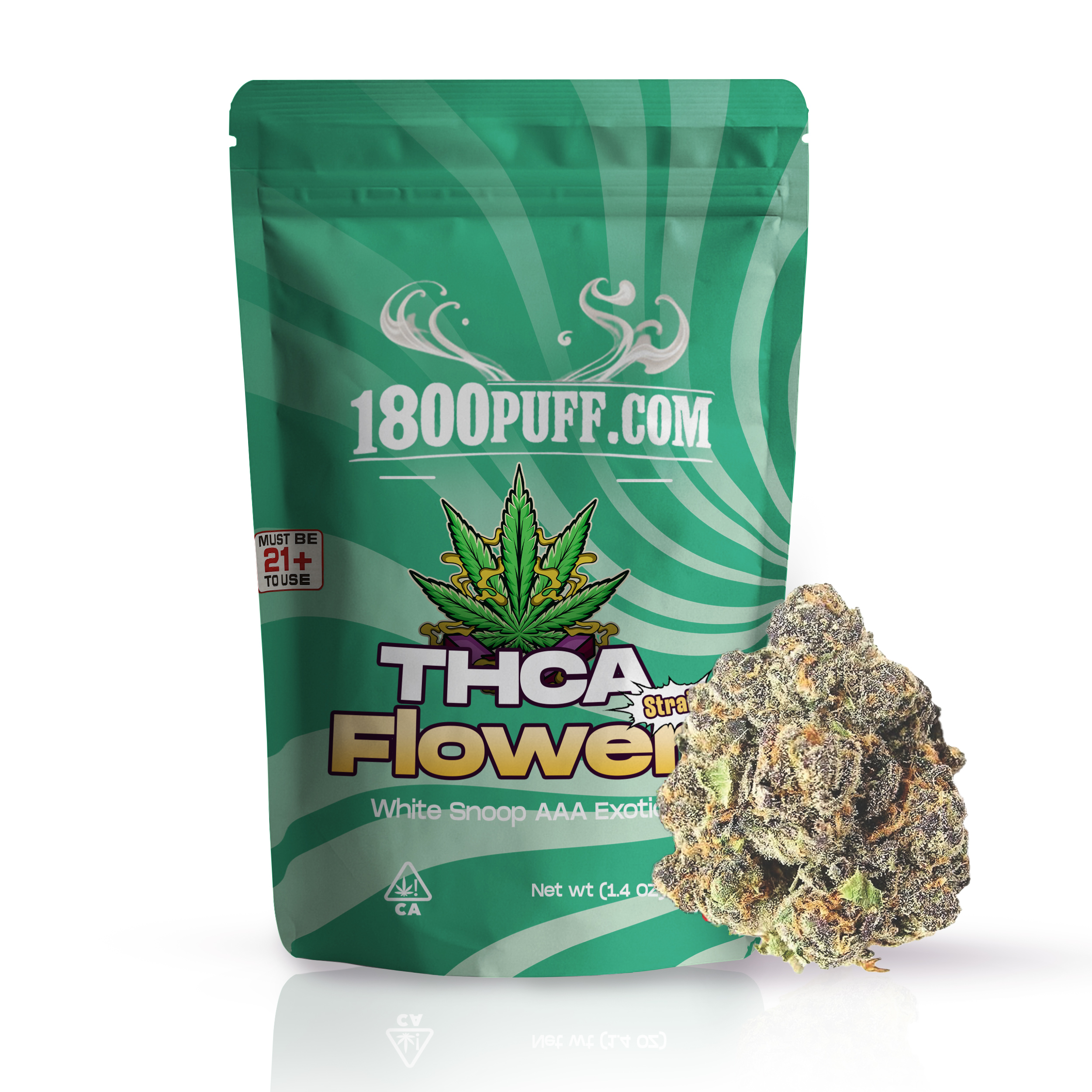 THCA Flower – White Snoop AAA Exotic